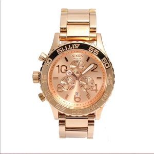 Nixon 51-30 Chrono Rose Gold